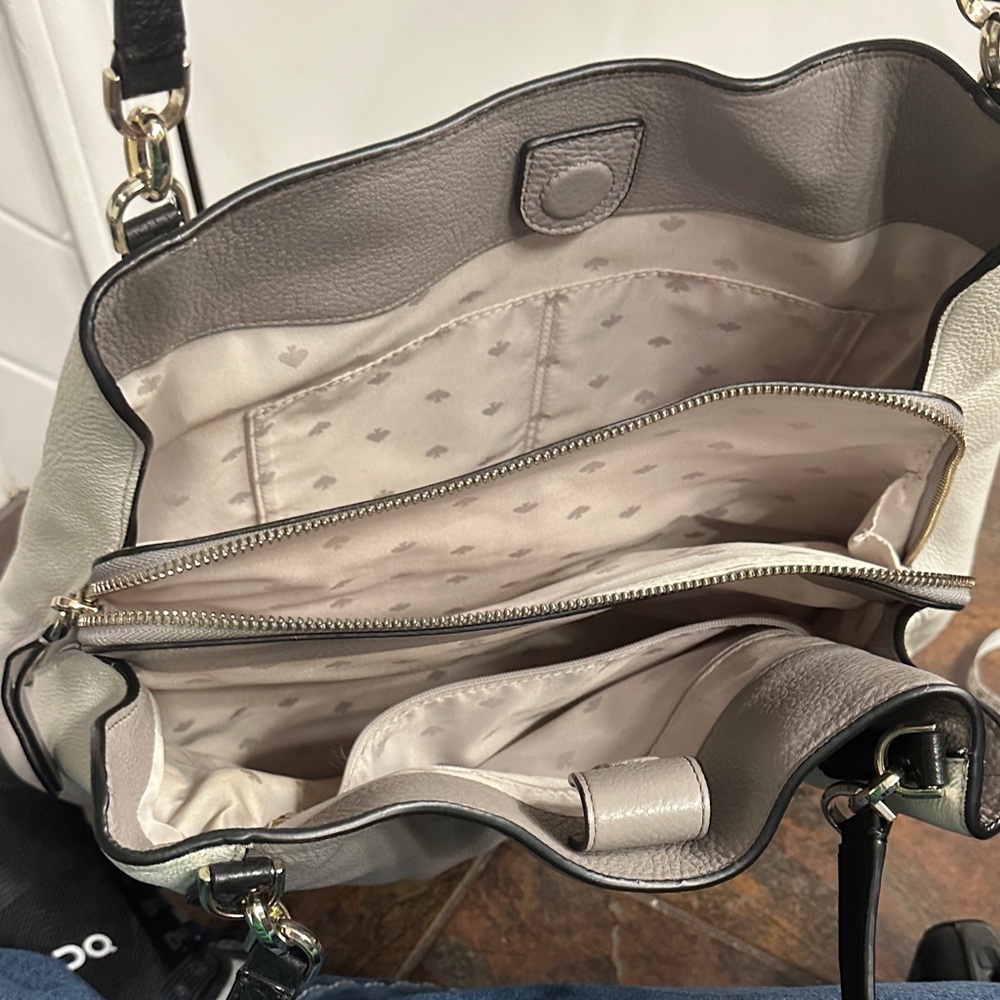 Kate Spade Black, Gray, and White Shoulder Bag - Picture 6 of 6